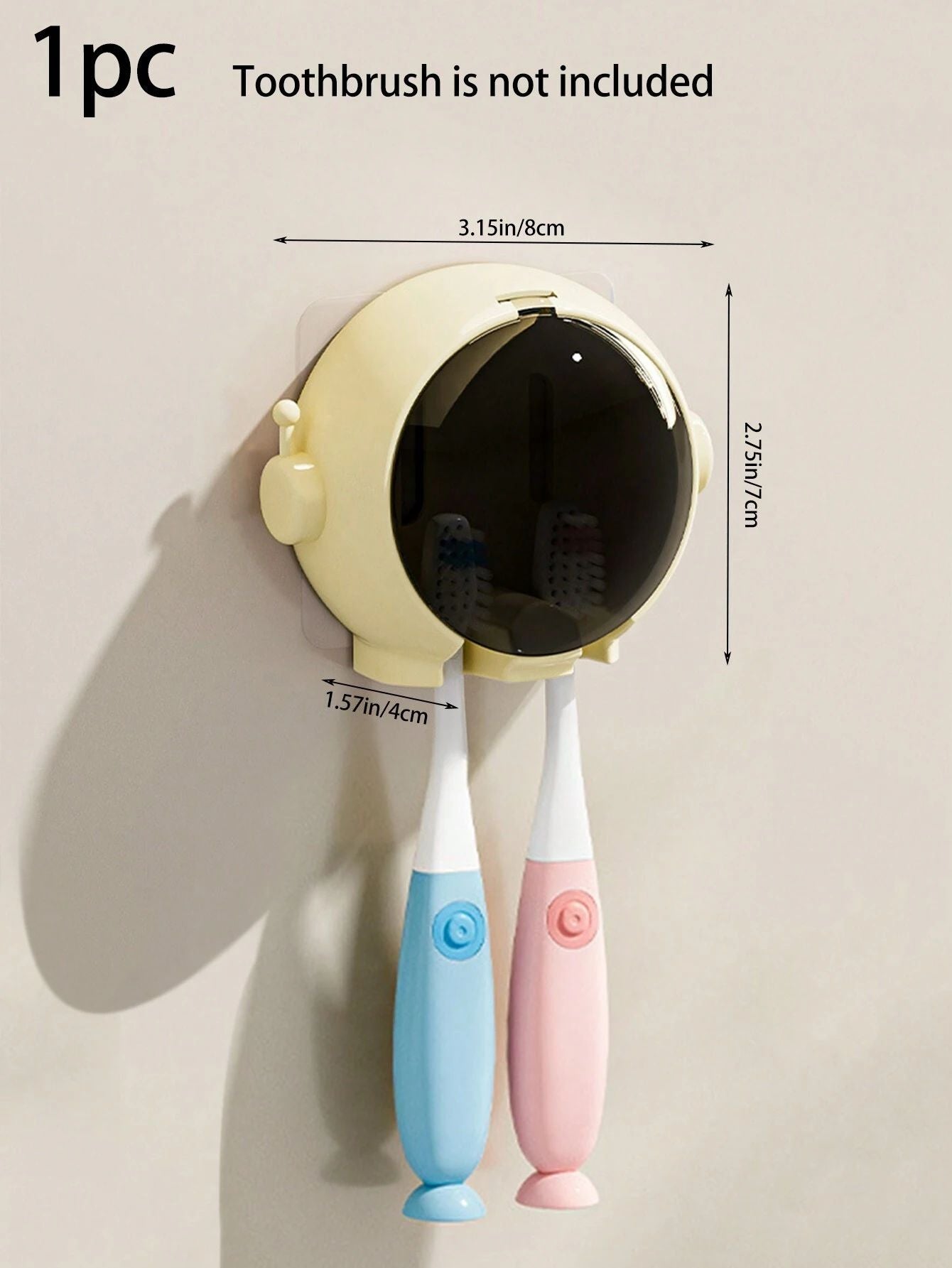 Toothbrush Holder Astronaut Shaped Organizer Holder For Home