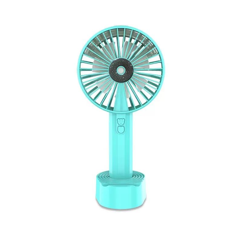 Portable Hand Fan Office Desktop Multifunctional Folding Double Headed Small Electric Fan With A Neck Lanyard